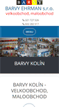 Mobile Screenshot of barvy-kolin.cz